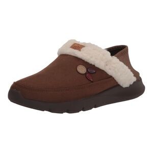 Spenco Women's Marley Brown Suede Pull On Slipper Size 12